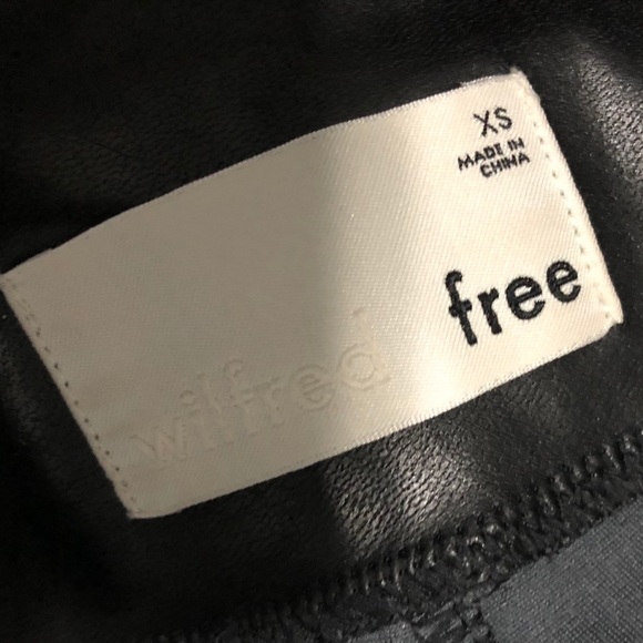 ARITZIA - WILFRED Daria Ankle Vegan Leather Pant - Picture 9 of 9